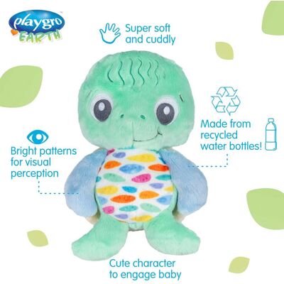 Playgro Kuscheltier Eco Schildkröte 22cm mehrfarbig Playgro Kuscheltier Eco Schildkröte 22cm mehrfarbig