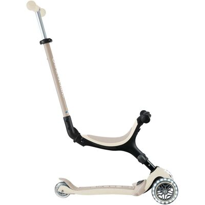 Globber Scooter 3in1 Go-Up active ECO mit Leuchtrollen weiss Globber Scooter 3in1 Go-Up active ECO mit Leuchtrollen weiss