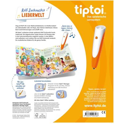 Ravensburger Tiptoi Liederbuch Rolf Zuckowskis Liederwelt mehrfarbig Ravensburger Tiptoi Liederbuch Rolf Zuckowskis Liederwelt mehrfarbig