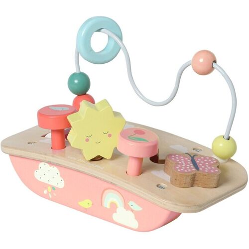 Vertbaudet Baby Mini-Spieltisch, Holz FSC rosa