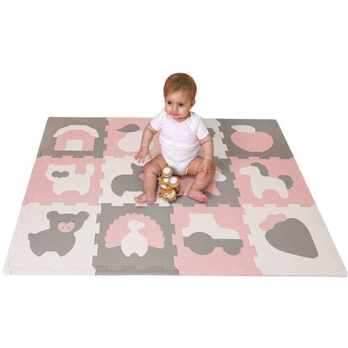 Hakuna Matte Puzzlematte Bauernhof mehrfarbig