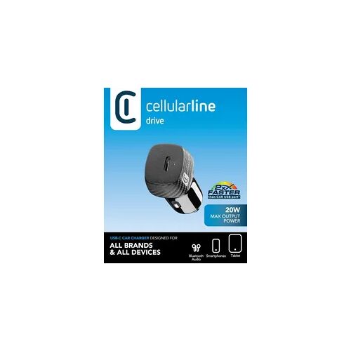 Cellular Line USB-C Car Power 20W USB-Autoladegerät 20W