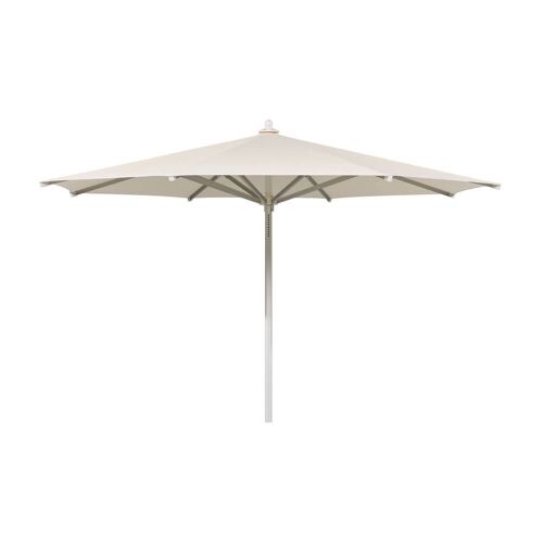 Gartentraum.de Sonnenschirme 400cm verschiedene Farben - Schirm Lino / Dunkelgrün
