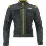 Acerbis Ramsey Vented, Textiljacke Schwarz/Neon-Gelb L male