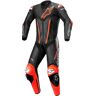 Alpinestars Fusion, Lederkombi 1tlg. Schwarz/Neon-Rot 58 male