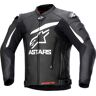 Alpinestars GP Plus V4, Lederjacke Schwarz/Weiß 50 male