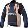 Alpinestars Halo, Textiljacke Drystar Schwarz/Dunkelblau/Beige/Orange L male