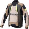 Alpinestars Halo, Textiljacke Drystar Braun/Beige/Schwarz/Neon-Gelb L male