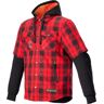 Alpinestars MO.ST.EQ Tartan, Textiljacke Rot/Schwarz M male