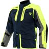 Dainese Alligator, Textiljacke Dunkelblau/Neon-Gelb/Grau 52 male