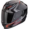 Scorpion EXO-520 Evo Air Terra, Integralhelm Schwarz/Silber/Rot M male