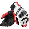 Revit Ritmo, Handschuhe Schwarz/Weiß/Neon-Rot S male