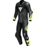 Dainese Misano 3 D-air, Lederkombi 1tlg. perforiert Schwarz/Dunkelgrau/Neon-Gelb 56 male