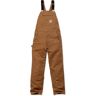 Carhartt Bib, Latzhose Braun W30/L30 male