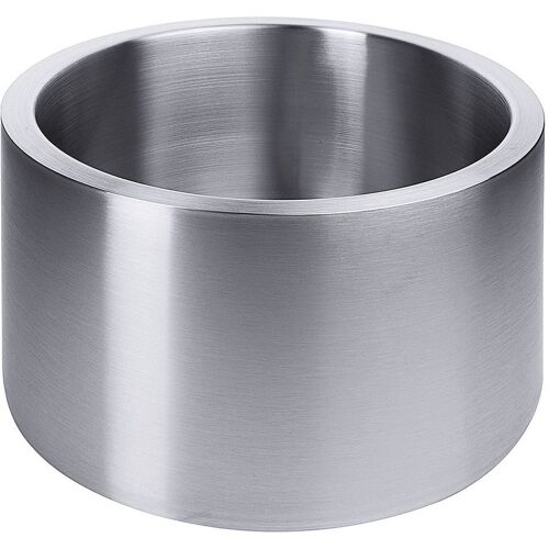 Contacto Sekt- & Flaschenkühler Edelstahl 24 l doppelwandig, Ø 42x25 cm, isoliert, rostfrei, groß, für Gastronomie, Bar, Event, spülmaschinengeeignet