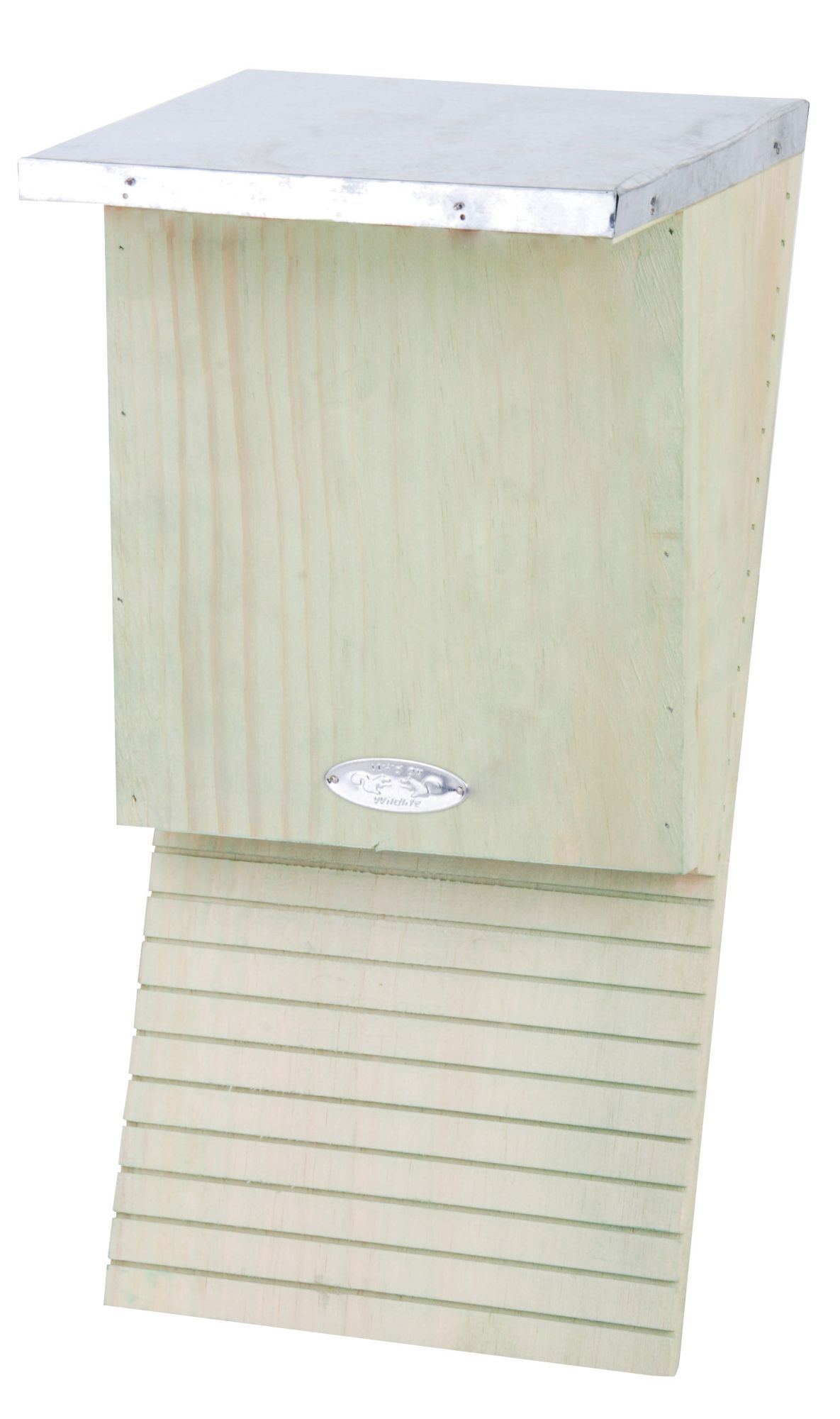 Esschert Design Esschart Design Fledermauskasten, Haus für Fledermäuse, Fledermaushaus, aus Holz, Zinkdach, ca. 18 x 17 x 39 cm