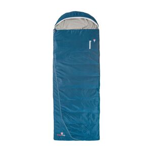 Grüezi bag Cloud Cotton Comfort Links, Körpergröße 160-191cm, 1600g, ca. 8C° bis -10°C, Sommerschlafsack für Reisen/Camping, Deep Cornflower Blue