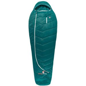 Grüezi bag Synpod Island 200, Körpergröße 175-200 cm, 1250g, ca. 3C° bis -18°C, Herbstschlafsack für kühle Temperaturen, Pine Green