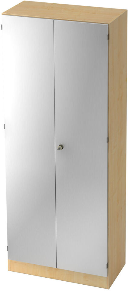 hjh OFFICE PRO SIGNA K 6100 SG - Ahorn/Silber 5 OH mit Knauf (abschließbar) Schrank