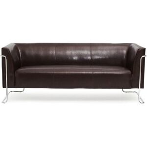 hjh OFFICE CURACAO   3-Sitzer - Lounge Sofa Braun