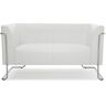 hjh OFFICE CURACAO   2-Sitzer - Lounge Sofa Weiß