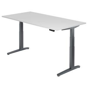 hjh OFFICE PRO XBHM 2E GG   Schreibtisch - Weiß 200 x 100 elektrisch höhenverstellbar