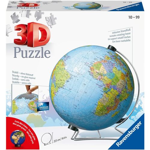 Ravensburger 3D Puzzle-Ball 540 Teile Globus  3D Puzzle-Ball 540 Teile Globus