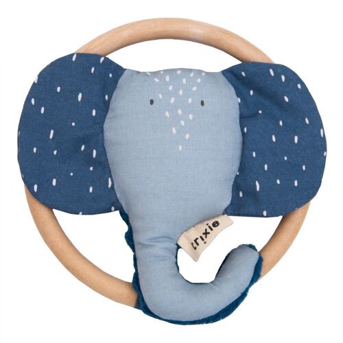 Trixie Baby Rassel Mrs. Elephant  Mrs. Elephant, blue (24-283)