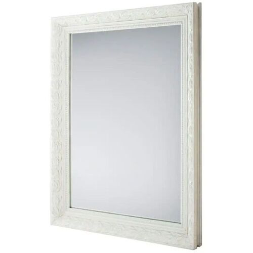 Rahmenspiegel ¦ weiß ¦ Massivholz ¦ Maße (cm): B: 55 H: 70 T: 3.5 Dekoration > Spiegel - Sconto