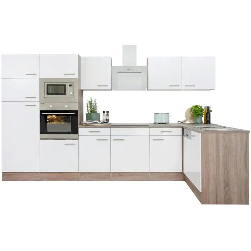 Küchenzeile ¦ weiß ¦ Maße (cm): B: 340 H: 205 Küche > Küchenblöcke & Küchenzeilen - Sconto