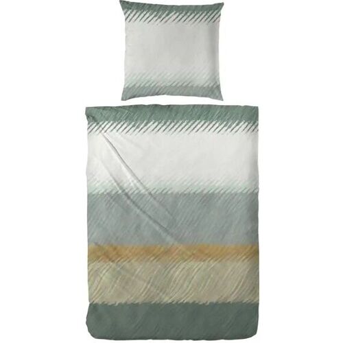 Flanell Bettwäsche-Set ¦ grün ¦ Maße (cm): B: 135 H: 1 Bettwaren > Bettwäsche - Sconto