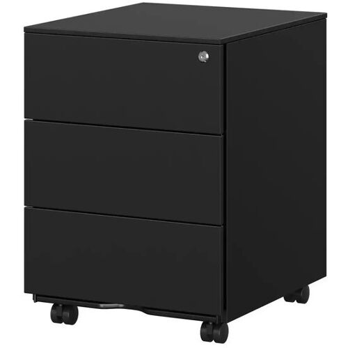 Rollcontainer Berend ¦ schwarz ¦ Maße (cm): B: 39 H: 53,8 Büro > Rollcontainer - Sconto
