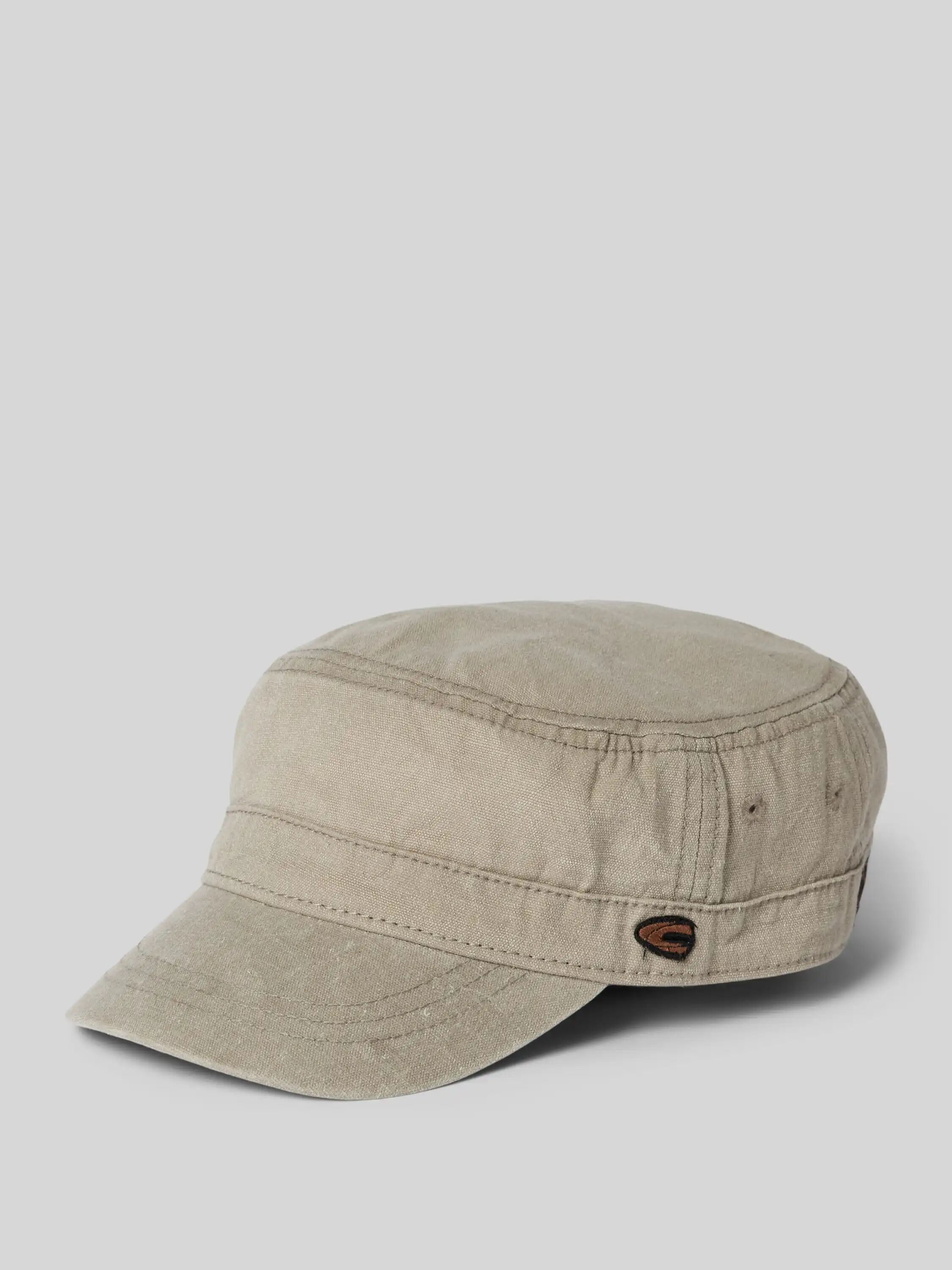 camel active Military Cap mit Label-Stitching men Hellgrau One Size