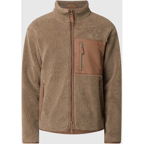 Minimum Jacke aus Teddyfell  men Sand M;XL