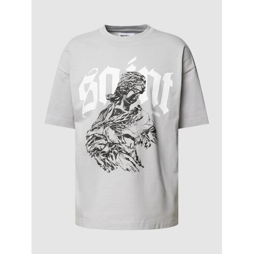 Multiply Apparel T-Shirt mit Motiv-Print men Hellgrau S;M;L;XL