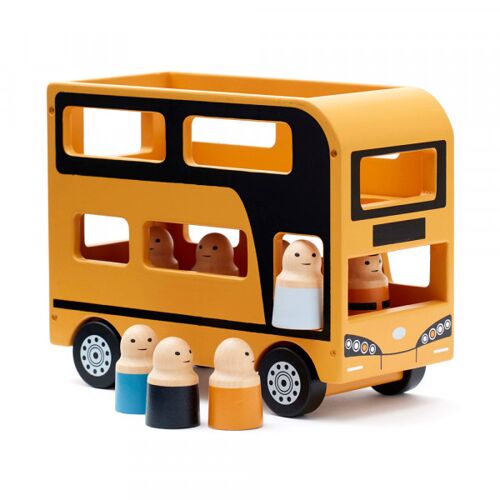 Kids Concept Spielzeug Doppeldecker Bus Holz
