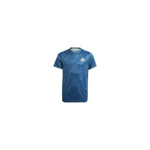 Adidas OZ T-Shirt Jungen 128 blau Jungen