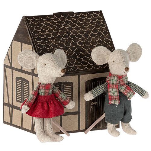 Maileg Maus - Zwillinge, kleiner Bruder und kleine Schwester - Maileg - One Size - Puppen