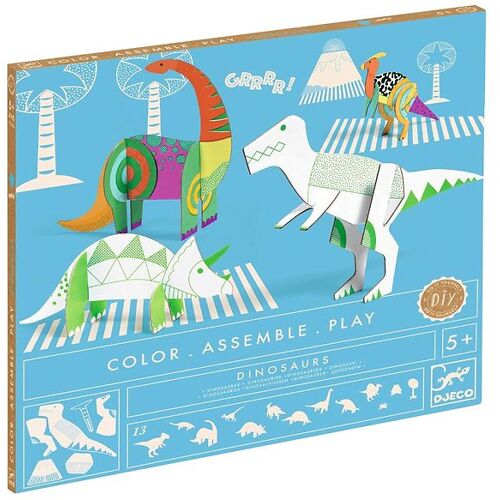 Djeco Kreatives Spielset - 13 Teile - Dinosaurier - Djeco - One Size - Dinosaurier