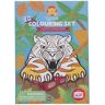 Tiger Tribe Buntstifte-Set - 3D - Heftige Kreaturen - Tiger Tribe - One Size - Buntstiftsets