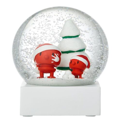 Hoptimist Schneekugel - Santa - Dm: 10 cm - Rot - One Size - Hoptimist Schneekugel