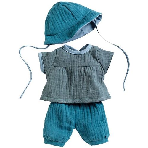 Djeco - Sommer - Blau - One Size - Djeco Puppenkleidung