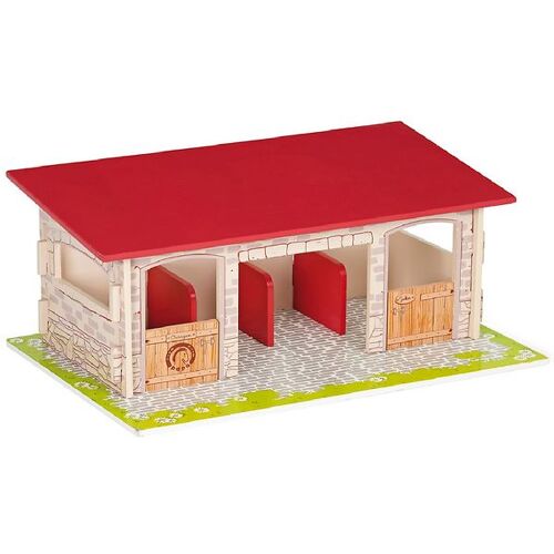 Papo Pferdestall - 40 x 18 x 27 cm - One Size - Papo Spielzeugtiere