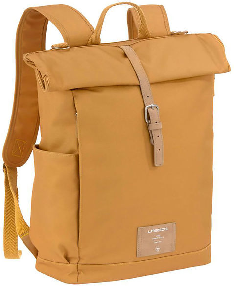 Lässig Wickeltasche - GRE Rolltop-Rucksack - Curry - Lässig - One Size - Wickeltaschen