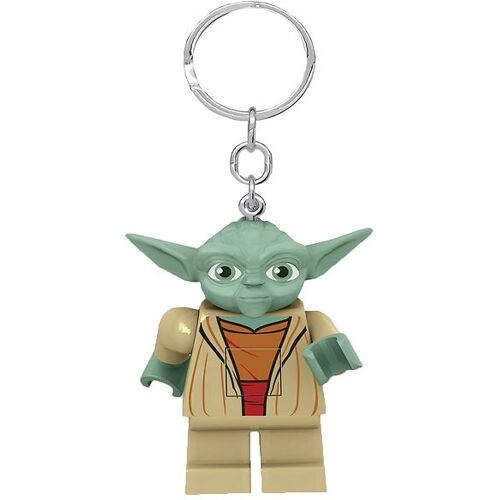 Star Wars Schlüsselanhänger m. Taschenlampe - LEGO® Yoda - LEGO® - One Size - Schlüsselanhänger