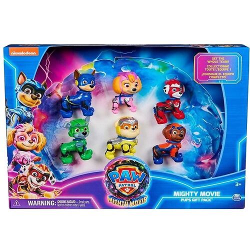 Paw Patrol Geschenkbox - 7 cm - Film 2 - 6 Figuren - Paw Patrol - One Size - Spielzeugfiguren