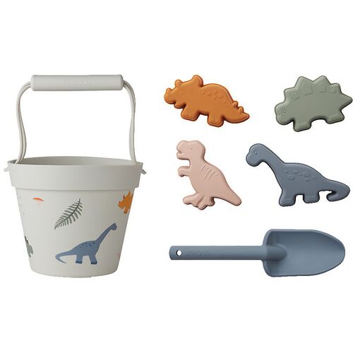 Liewood Strandset - Silikon - Dante - Dino Mix - Liewood - One Size - Sandspielzeug