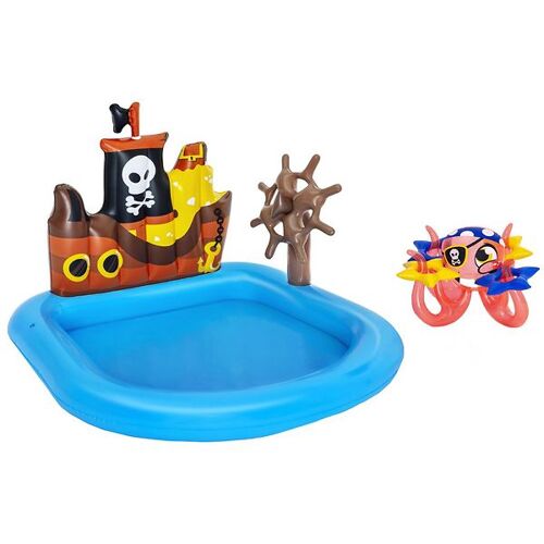 Planschbecken - 1,4 x 1,3 m - Schiffe ahoi Play - One Size - Bestway Planschbecken