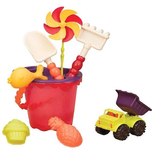 B. toys Eimerset - Rot - B. toys - One Size - Sandspielzeug