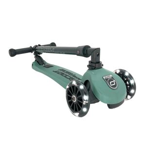 Scoot and Ride Highway Kick 3 - LED - Forest - One Size - Scoot and Ride Tretroller